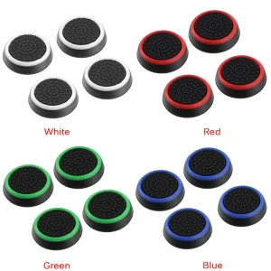 כיסויי ג'ויסטיק סיליקון 4 יח' - בקר PS4 Xbox