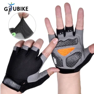 כפפות אופניים חצי אצבע GTUBIKE - ספיגת זעזועים