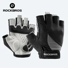 כפפות אופניים חצי אצבע ROCKBROS- מרופדות לגברים נשים