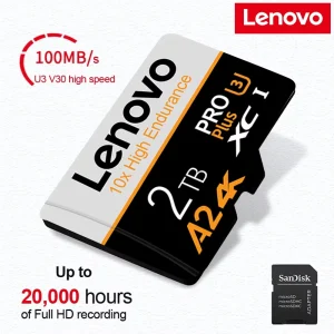 כרטיס זיכרון Lenovo - Micro SD מהיר לטלפון,Switch