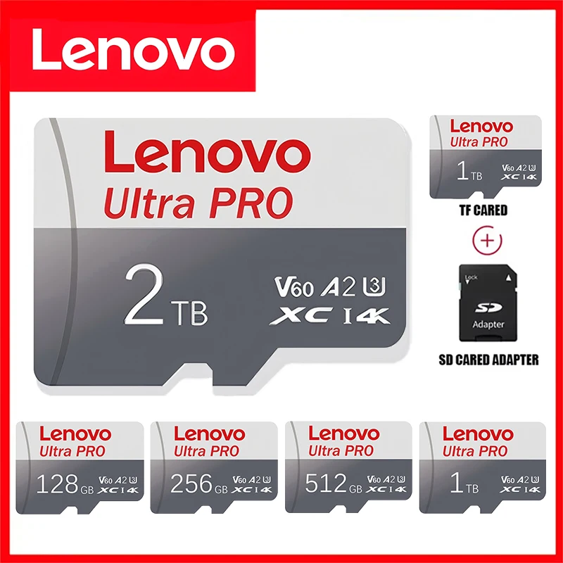 כרטיס זיכרון Micro SD Lenovo - עד 2TB - מהיר ואיכותי