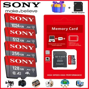 כרטיס זיכרון Micro SD Sony - 1TB,128GB,256GB - מהיר