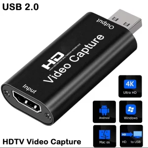 כרטיס לכידת וידאו 4K HDMI- תפיסה, סטרימינג וצילום