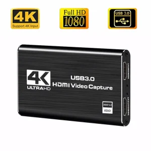 כרטיס לכידת וידאו 4K - USB 3.0 , הקלטה, סטרימינג