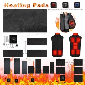 כרית חימום USB פחמן - 3 מצבים, מחמם בגדים