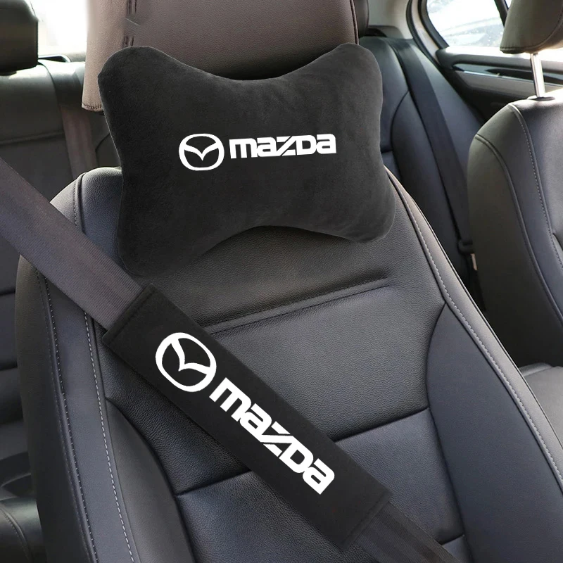 כרית צוואר לרכב Mazda - משענת ראש, ריפוד לרצועה