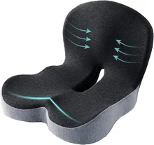 כרית תמיכה לגב מ memory foam - לרכב ולמשרד