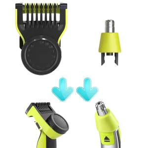 להבים חלופיים למכונת תספורת אף - תואם Philips OneBlade