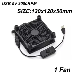 מאוורר USB לקירור - שקט במיוחד למודם WIFI