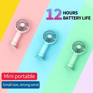 מאוורר ידני נטען USB - 1200mAh - נייד ושקט