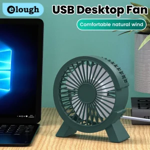 מאוורר שולחני נייד USB Elough - קומפקטי ושקט