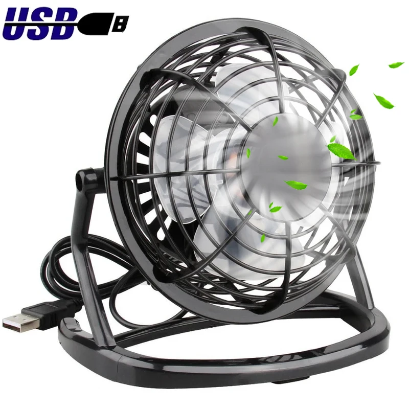 מאוורר שקט USB למחשב נייד - קירור קיץ יעיל
