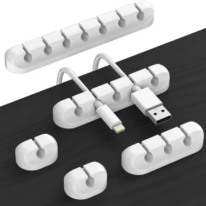 מאספי כבלים סיליקון USB - ארגון כבלים יעיל