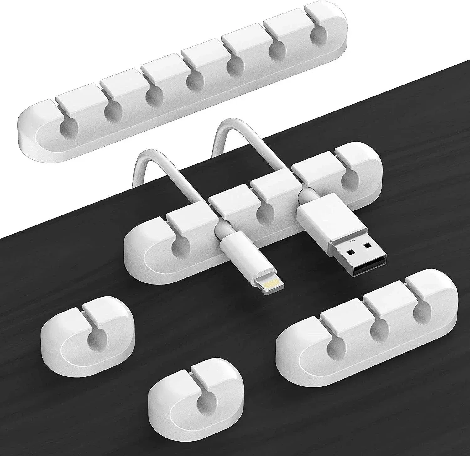 מארגן כבלים סיליקון USB- לאייפון, אוזניות ועוד