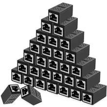 מאריך כבל רשת RJ45 - מחבר Cat5,6,6a איכותי