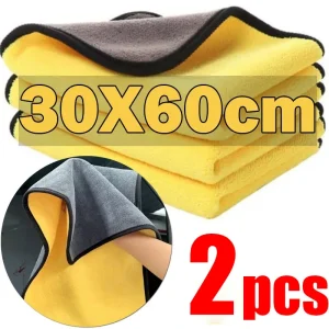 מגבות מיקרופייבר לרכב 30x30 ס,מ - ניקוי וייבוש