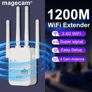 מגדיל טווח WIFI אלחוטי Magecam 1200Mbps - הגברה חזקה