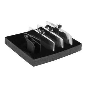 מגדלת משקפיים קליפס - 1.5x,2.5x,3.5x - עם נרתיק