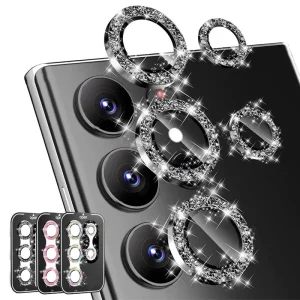 מגן עדשת מצלמה סמסונג גלקסי S25 Ultra - Diamond Glitter