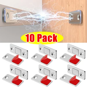 מגנט דלת אולטרה דק - סוגר מגנטי לארון מטבח