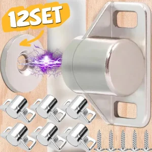 מגנט דלת ארון - ערכת 1-12 יחידות עם ברגים