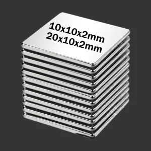 מגנט מלבני חזק 10x10,20x10 מ,מ - ניסויים וDIY