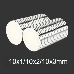 מגנטים למקרר עגולים - 10-100 יח' - לעבודות DIY