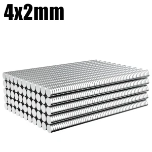 מגנטים עגולים חזקים 4x2 מ,מ - 120 יחידות