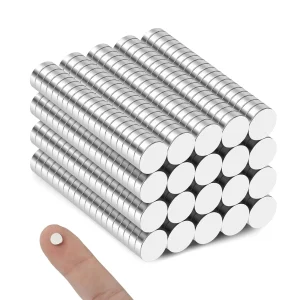 מגנטים עגולים חזקים 6x2 מ,מ - 100 יח' , למקרר