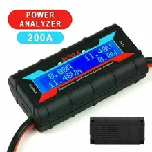 מד וואט-אמפר דיגיטלי LCD - מדויק לבטריות RC