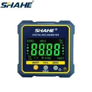 מד זווית דיגיטלי מגנטי - SHAHE - עם תאורה אחורית