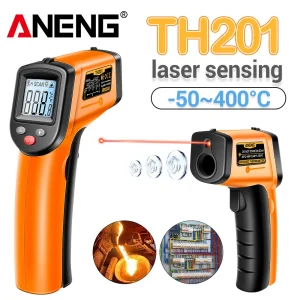 מד חום אינפרא אדום דיגיטלי ANENG TH201 - ללא מגע