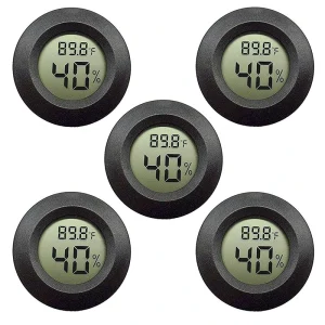 מד-חום דיגיטלי LCD מיני למקרר - טמפרטורה ולחות