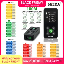מד טווח לייזר HILDA למרחק, זוויות נטען - 50,100,120M
