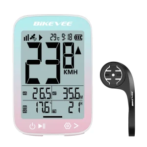 מד מהירות אופניים GPS אלחוטי - מד מרחק עם תאורה