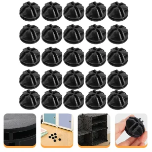 מחבר מדף נעליים עגול - 30 יחידות - פלסטיק