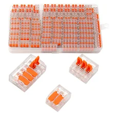 מחברי חוטים מהירים כתומים - 10-75 יח' , 250V,32A