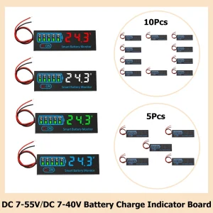 מחוון טעינה אוניברסלי 7-55V - סוללה חומצה,ליתיום