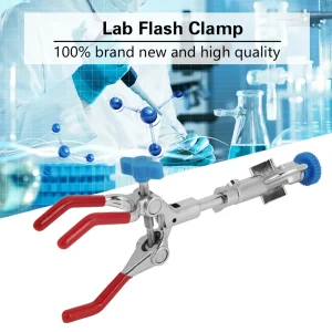 מחזיק מבחנות מתכוונן - Flask Clamp איכותי