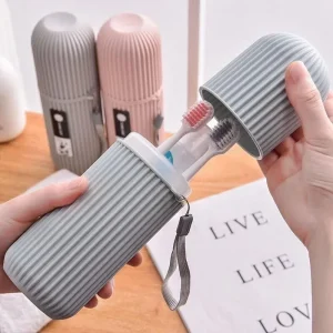 מחזיק מברשת שיניים נייד-נסיעות, קמפינג, אחסון