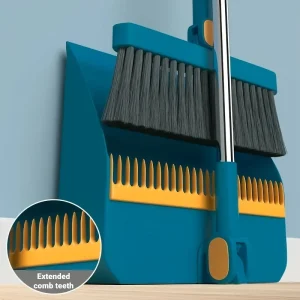 מטאטא וליקוק ביתי איכותי עם ידית ארוכה - סט מושלם