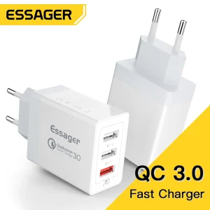 מטען Essager 30W USB-C - טעינה מהירה לאייפון,אנדרואיד