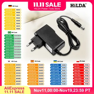 מטען אוניברסלי HILDA למפלסת לייזר - סוללת ליתיום