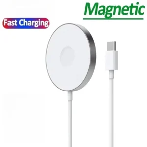 מטען אלחוטי מגנטי מהיר לאייפון - USB-C , מקורי
