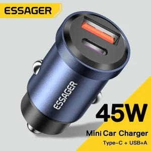 מטען לרכב Essager 30W USB - טעינה מהירה לאייפון