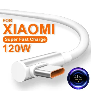 מטען מהיר 120W שיאומי - כבל טעינה USB-C מהיר