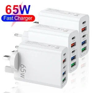 מטען מהיר USB-C 65W - לאייפון, סמסונג, ועוד