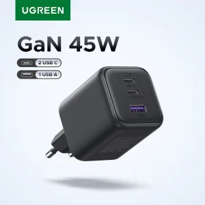 מטען מהיר USB C GaN UGREEN - אייפון, סמסונג, אייפד