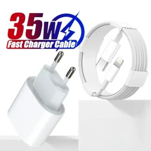 מטען מהיר לאייפון - 35W PD עם כבל טעינה USB-C