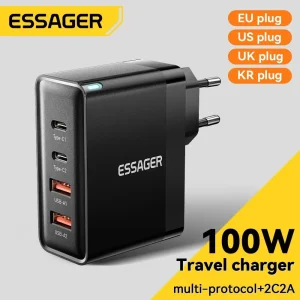 מטען מהיר לרכב Essager 100W - טעינה מהירה לטלפון